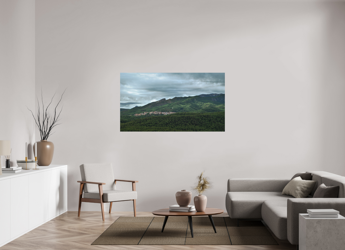 160 x 90 cm, Fine Art ultra smooth Village perdu Fine Art