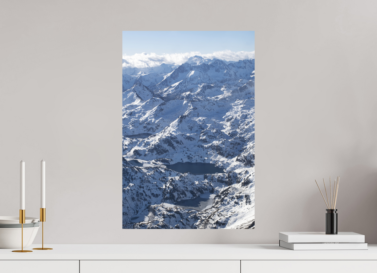 40 x 60 cm, Mat Succession de lac