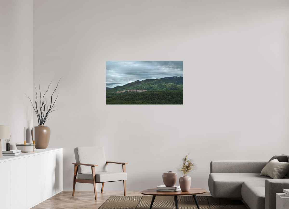 112 x 63 cm, Fine Art ultra smooth Village perdu Fine Art