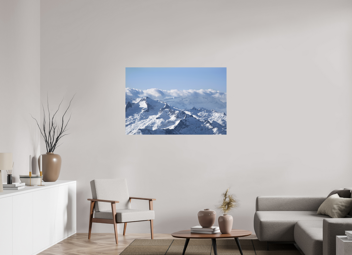 120 x 80 cm, Mat Au dessus des Montagnes