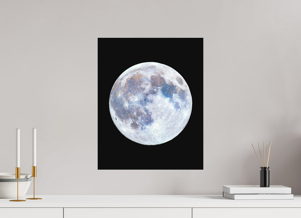 40 x 50 cm, Fine Art ultra smooth Super Lune minérale Fine art