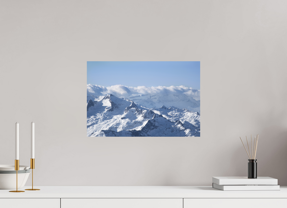 45 x 30 cm, Mat Au dessus des Montagnes