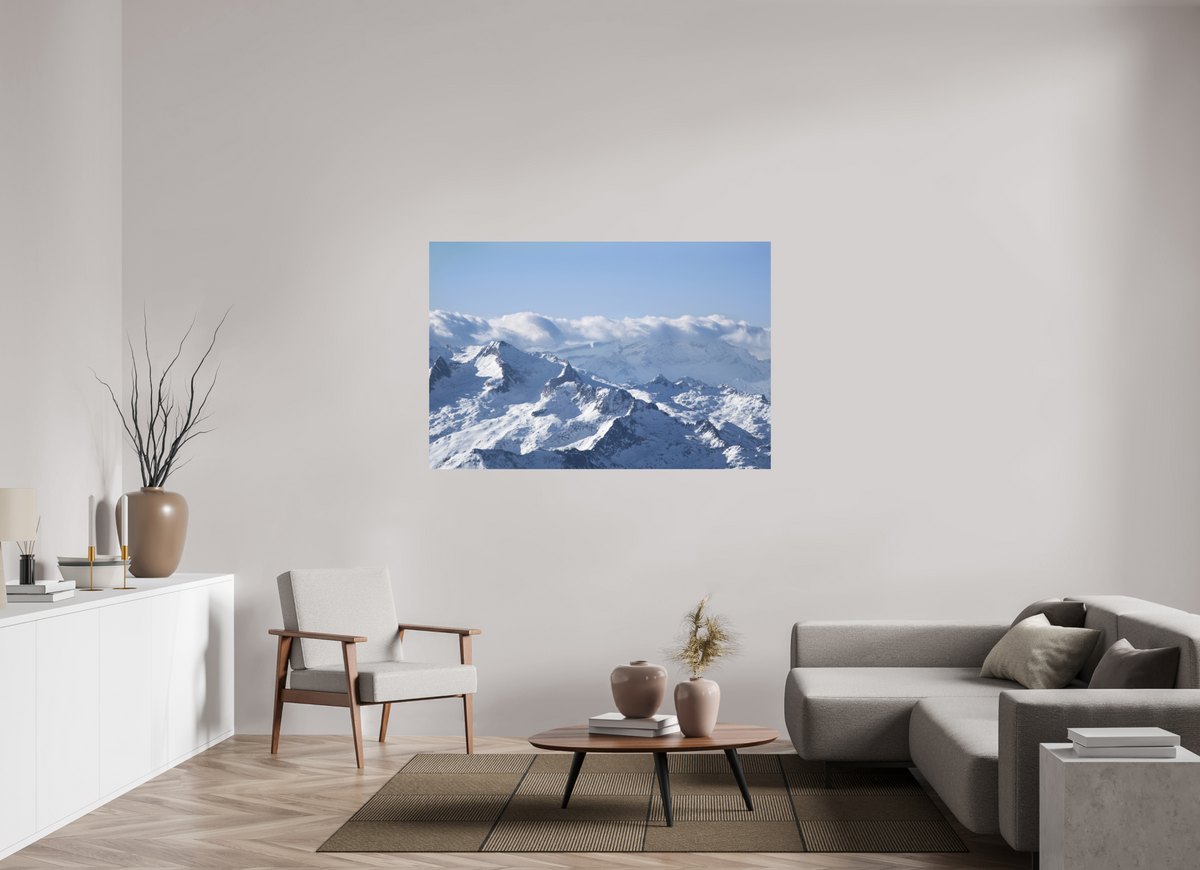 150 x 100 cm, Mat Au dessus des Montagnes