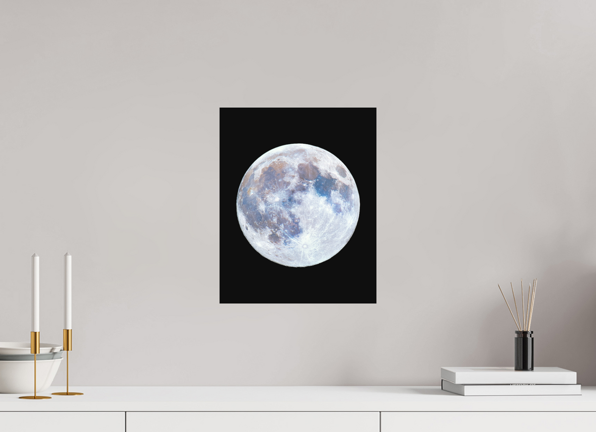 30 x 37,5 cm, Fine Art ultra smooth Super Lune minérale Fine art