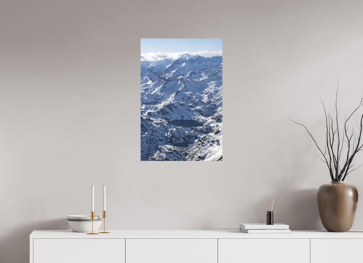 50 x 75 cm, Mat Succession de lac