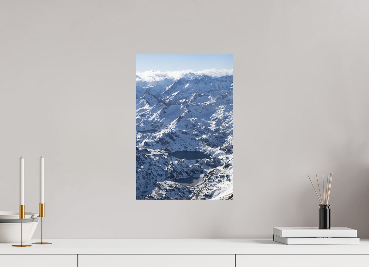 30 x 45 cm, Brillant Succession de lac