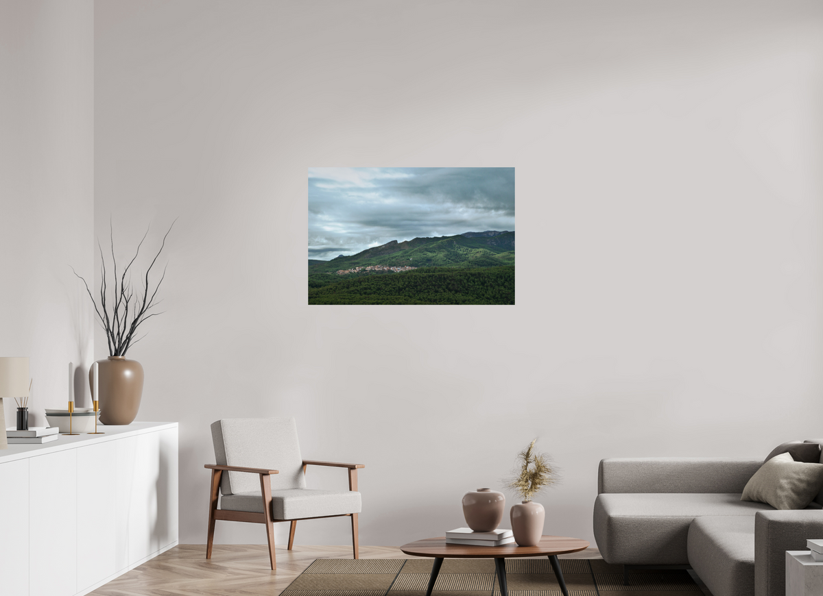 105 x 70 cm, Brillant Village perdu