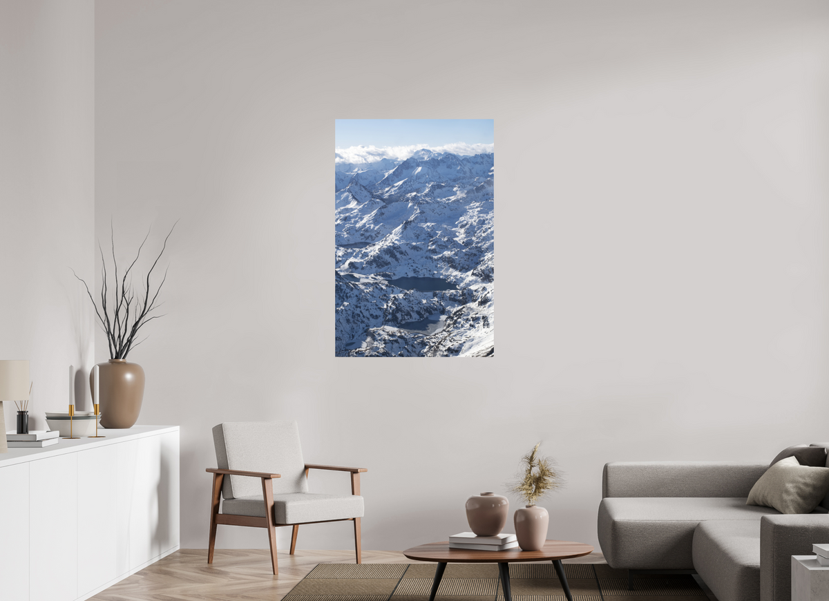 80 x 120 cm, Mat Succession de lac