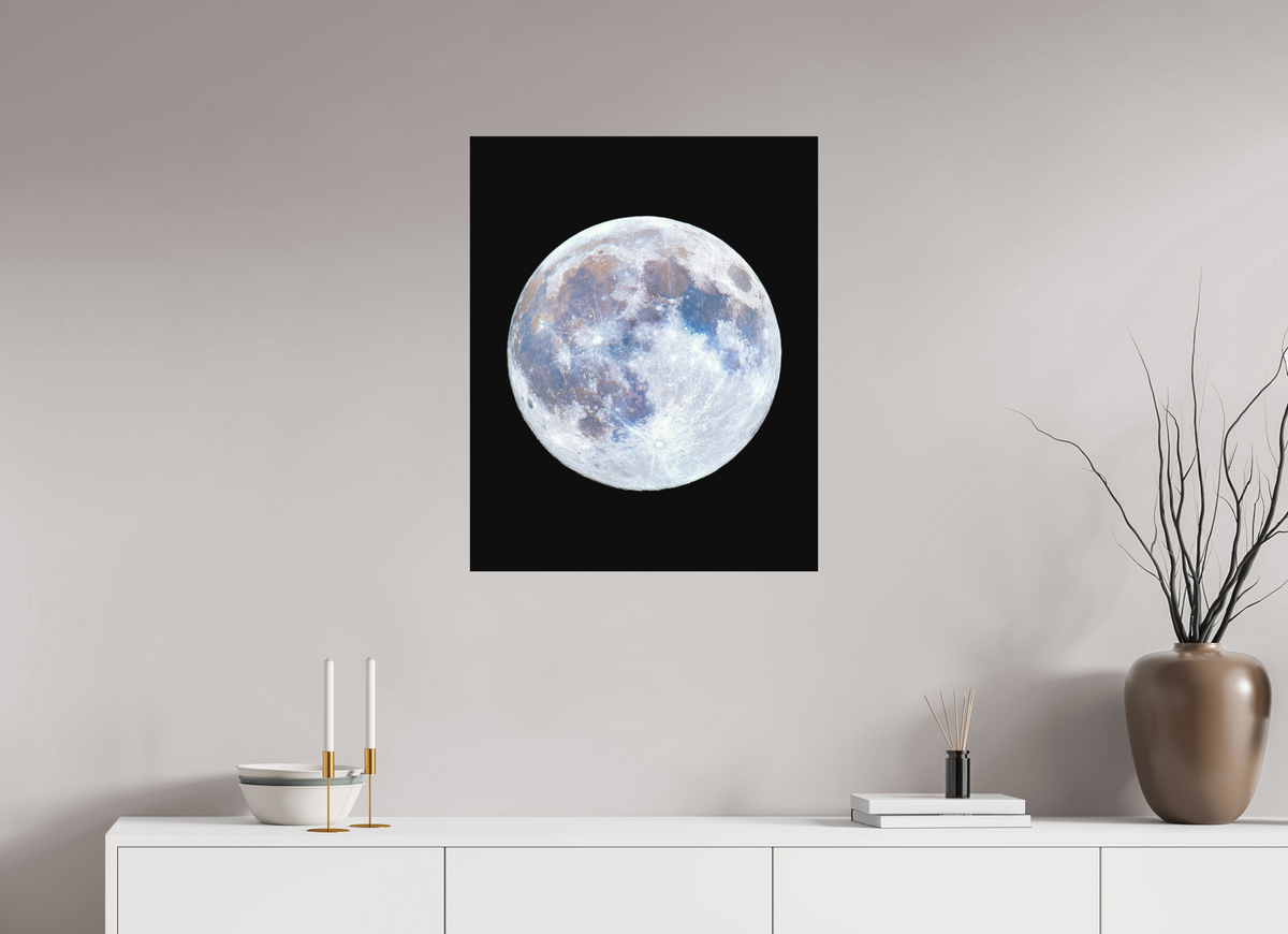 60 x 75 cm, Fine Art ultra smooth Super Lune minérale Fine art